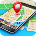 maps and navigation android application logo